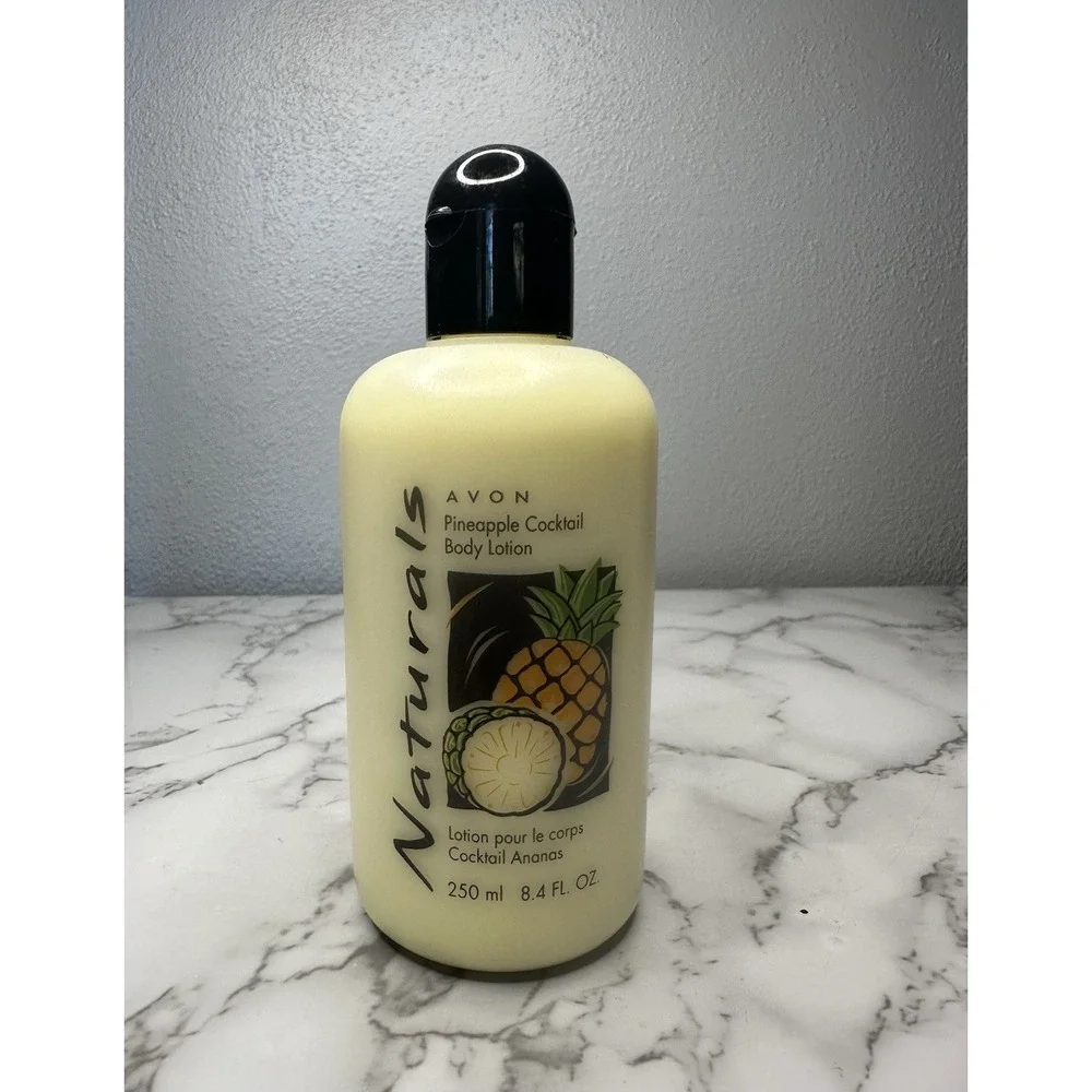 3 Vintage Avon Naturals Waterflowers Pineapple‎ Magnolia Spring Body Lotion New